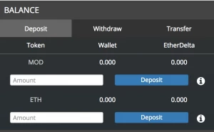 EtherDelta Deposit Page