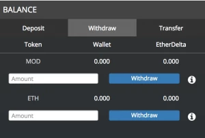 Withdraw EtherDelta