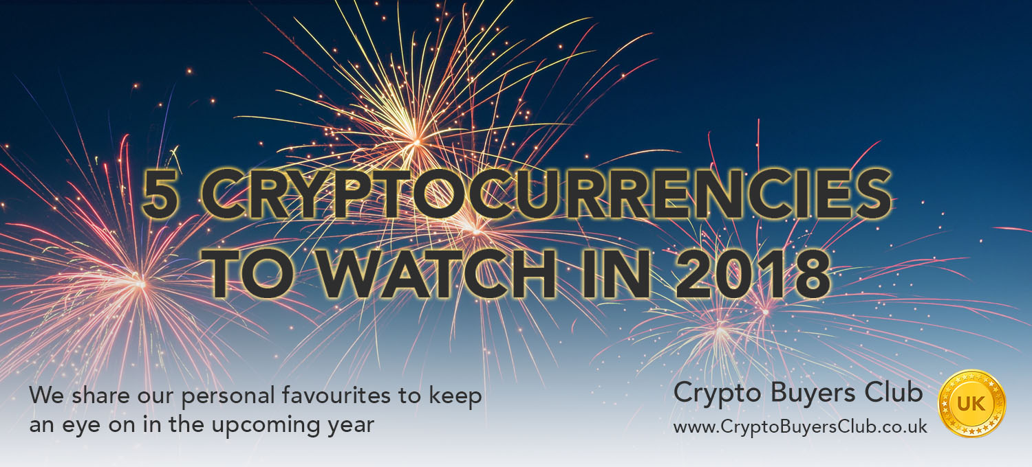 Read more about the article 5 Cryptocurrencies to Watch in 2018