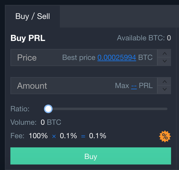 buy prl on kucoin