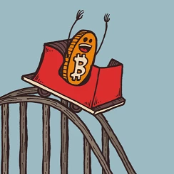 Bitcoin Rollercoaster Comic
