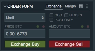 Ethereum Classic Buy Pane Bitfinex