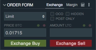 Litecoin Buy Pane Bitfinex