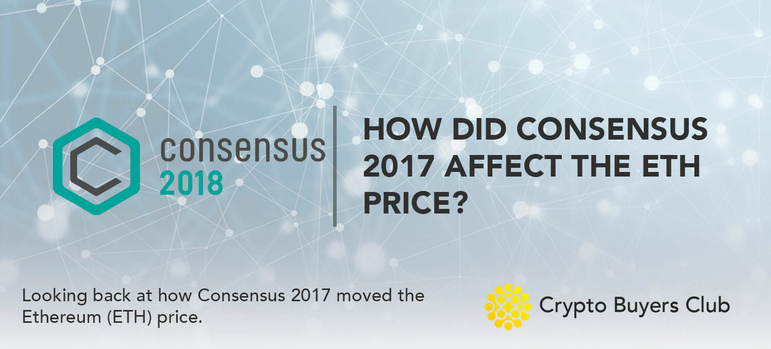 Read more about the article Looking Back at How Consensus 2017 Moved the Ethereum Price