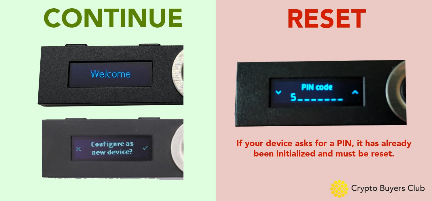 Should I reset my Ledger