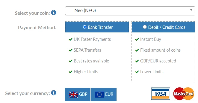 How to buy NEO in the UK