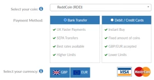 How to buy ReddCoin UK