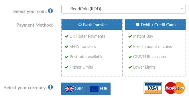 How to buy ReddCoin UK
