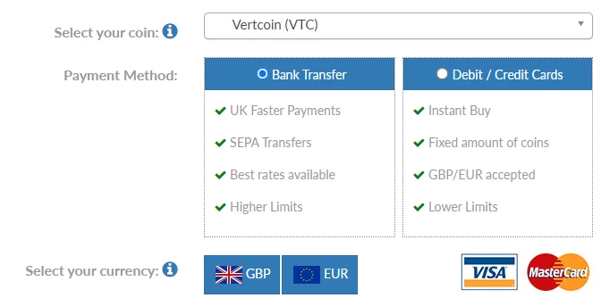 How to buy Vertcoin in the UK